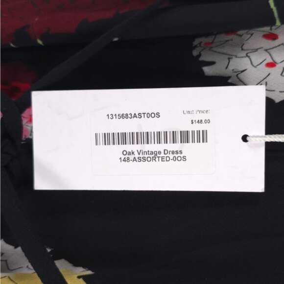 NWT REFORMATION Oak Vintage Dress USA MADE Floral Rayon Dress Adj Straps MEDIUM - Picture 10 of 10